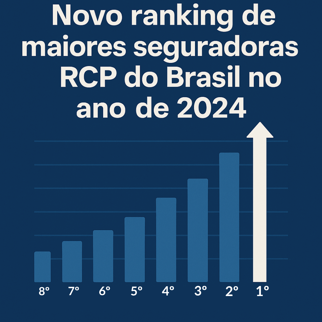 Novo ranking de maiores seguradoras RCP do Brasil no ano de 2024